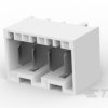 Listwa stykowa PCB 4-pinowe RAST raster: 5 mm Pionowy 1-rzędowe TE Connectivity Płyta250 V W osłonie