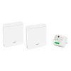 Inteligentny bezprzewodowy włącznik x2 + odbiornik 230V Smart WiFi (Tuya) / 26-142