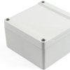 PC enclosure, (L x W x H) 105 x 105 x 60 mm, light gray (RAL 7035), IP68, 1555L2GY