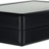 ABS enclosure, (L x W x H) 136 x 93.1 x 35.3 mm, black (RAL 9004), IP54, HYXL-B.9