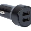 Ładowarka USB 3100mAh samochodowa, 2 gniazda, z podświetleniem; BLOW