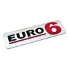 Emblemat EURO 6 naklejka 3D 170x50mm