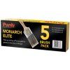 Purdy ME5 Monarch™ Elite™ Paint Brush Set, 5 Piece