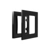 Shelly Wall Frame 1 - Black - Wall switch frame