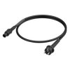 Neutrik 1028915 Ultimate Current Cable 3m Black PowerCON TRUE1 Connectors
