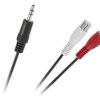 Przyłącze Jack 3.5st - 2x gniazdo RCA - 3m