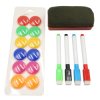 Zestaw do tablic magnetycznych, kolorowe magnesy markery i gąbka, akcesoria