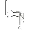 Zacisk ZSU1 13/3 grubość blachy 1,0mm 797401 BAKS