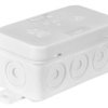 Puszka N/T Hermetyczna 85X45x39mm Ip54 Z Dławnicą Zintegrowaną Biała N8 83008006