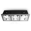 TEO 30L srebrny E27 3x60W Brilum