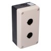 FB2W-211Z Beige 2 Hole 140mm Control Station Enclosure IDEC