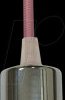 3789 Chrome metal cup pendant Light-pink