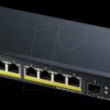 GS1900-10HP-EU0102F Switch, 10-Port, Gigabit Ethernet, PoE+, SFP