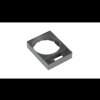 Szyld opisowy 30x40mm do etykiet 8x27mm czarny 22mm prostokątny ZBZ34 /10szt./