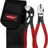 Zestaw szczypiec Knipex KNIPEX Mini - Zange - 2 Stücke - in Gürteltasche 00 20 72 V02, do warsztatu, 2 szt.