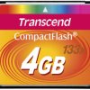 Karta pamięci CF Transcend TS4GCF133, 4 GB, 25 MB/s / 25 MB/s