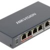 Switch Poe Ds-3E1106hp-Ei 4-Portowy Hikvision
