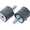 FIBET Mocowanie antywibracyjne Fibet M4 x 10 mm wysokość całkowita 13 mm Cylinder męski-żeński 19 daN