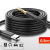 KABEL ADAPTER PRZEJŚCIÓWKA USB-C - WTYK JACK 1,0M (ZLAUDIO-USBC-WTJ-01)