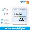 Czujnik temperatury i wilgotności z funkcją inteligentnego WiFi Bluetooth/Zigbe oraz podświetleniem. Monitorowanie w czasie rzec