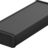 Aluminum enclosure, (L x W x H) 200 x 82 x 32 mm, black, IP65, 84080200.MT2