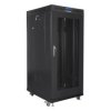 SZAFA INSTALACYJNA RACK STOJĄCA 19 27U 600X800 CZARNA DRZWI PERFOROWANE LCD LANBERG (FLAT PACK)