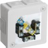 Puszka natynkowa z zaciskami 6 wlotów VIPLAST VP-22 BIAŁA IP55 86x86x40mm 022-51