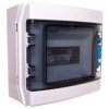 Rozdzielnica modułowa 1x8 natynkowa odporność UV IP65 IKA-1/8-ST-UV 174189