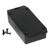 1591XXBFLBK Hammond Black ABS Enclosure Flanged Lid 113 x 63 x 28mm