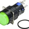TRU COMPONENTS TC-9219056 Przycisk podświetlany , 16 mm, 250 V/AC, 3 A, 1 szt.
