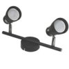 Lampa Spotlight Dez 2Xgu10 Czarna