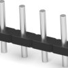 PCB terminal, 4 pole, pitch 5 mm, AWG 30-14, 15 A, pin, black, 1546019-4