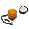 Kogut - lampa ostrzegawcza 12V pomarańczowy LED stroboskop z magnesem / 26-429