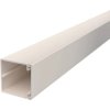 Cable duct, (L x W x H) 2000 x 60 x 60 mm, PVC, cream white, 6021948, 1 piece with 2 meters