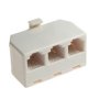 Adapter rozdzielacz telefoniczny RJ14 gn-3xgn 6P4C