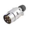 Złącze przyczepy - wtyk 7 pin, aluminiowy, E1264