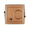 DECO Regulator temperatury z czujnikiem podpodłogowym złoty metalik 8DRT-1 KARLIK