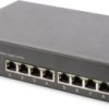 Ethernet switch, managed, 8 ports, 1 Gbit/s, 100-240 V, DN-95331