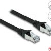 80137 RJ45 Network Cable Cat.6A S/FTP PUR Outdoor 5 m black