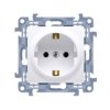 SIMON 10 Gniazdo pojedyncze z uziemieniem schuko zaciski śrubowe białe CGSZ1.01/11 KONTAKT SIMON