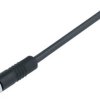 Sensor actuator cable, M8-cable socket, straight to open end, 12 pole, 2 m, PUR, black, 1 A, 77 3406 0000 50012-0200