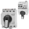 Rozłącznik Izolacyjny Obrotowy PV DC 4P 1200V 32A ON / OFF VCX