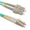 Qoltec Patchcord Światłowodowy Lc/Upc - Sc/Upc Multimode 50/125 Om4 Duplex 3M