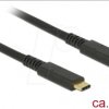 85207 USB 3.1 cable Type-C to Type-C, coaxial, 1 m