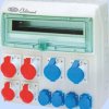 Rozdzielnica RSS-05 okienko 18 mod okabl 2x63A 3P+N+Z 400V 2x32A 2P+Z 250V, 6h 2x16A 3P+N+Z 400V, 4x16A 2P+Z 250V IP44 942052