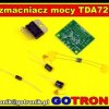 Wzmacniacz TDA7297 mocy audio 2 x 15W - zestaw do samodzielnego montażu