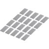 Toolcraft 1563940 Adhesive Reflective Strips Silver 50x25mm 20pcs For Safety