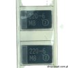 593D227X96R3D2T Tantalum 220uF 6.3V +/-10% SMD-D VISHAY