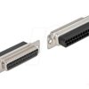 66721 D-Sub 25-pin crimp socket, metal, 4 pcs