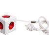 Przedłużacz PowerCube z 5-krotnym gniazdem E/FR 1,5m czerwony 2300/FREXPC
